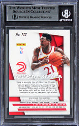 Hawks Dominique Wilkins Authentic Signed 2014 Panini Prizm #170 Card BAS Slabbed