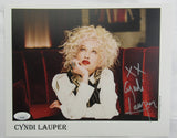Cyndi Lauper Signed Auto 8x10 Photo JSA CF42586
