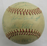 Mel Ott Augie Galan Len Attyd +16 Signed Auto Baseball PSA/DNA LOA S09585