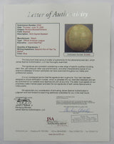 Thurman Munson Gene Michael Walt Williams Signed Auto Baseball JSA LOA B10484