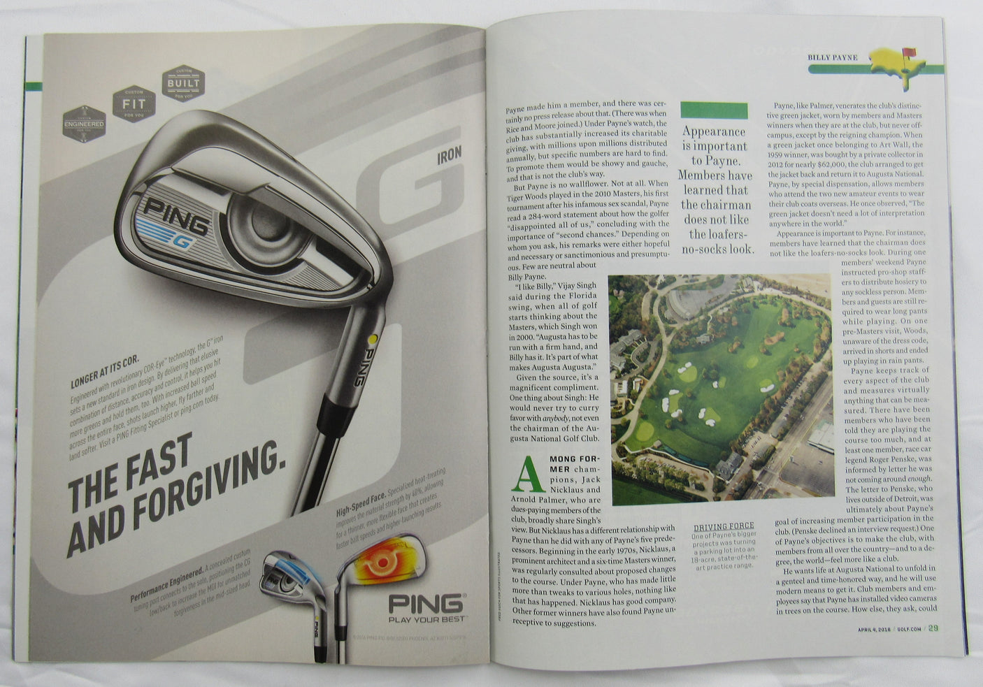Jordan Spieth Jason Day Signed Auto Sports Illustrated Magazine JSA CF42608