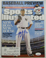 C.C. Sabathia Signed Auto Sports Illustrated Magazine JSA CF42631