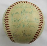 Roger Maris RC Larry Doby Minnie Minoso Hoyt Wilhelm +25 1958 Indians Team Signed Auto Baseball PSA/DNA LOA V04730