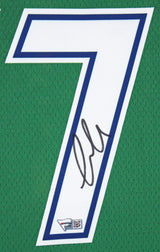 Mavericks Luka Doncic Signed Green Nike Swingman Framed Jersey Fanatics #B107685