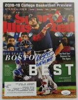 Steve Pearce Signed Auto Sports Illustrated Magazine JSA CF42642