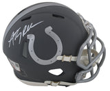 Colts Anthony Richardson Signed Slate Speed Mini Helmet W/ Case Fanatics