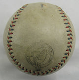 Walter Johnson Sam Rice Clark Griffith Signed Auto Baseball PSA/DNA LOA M86144