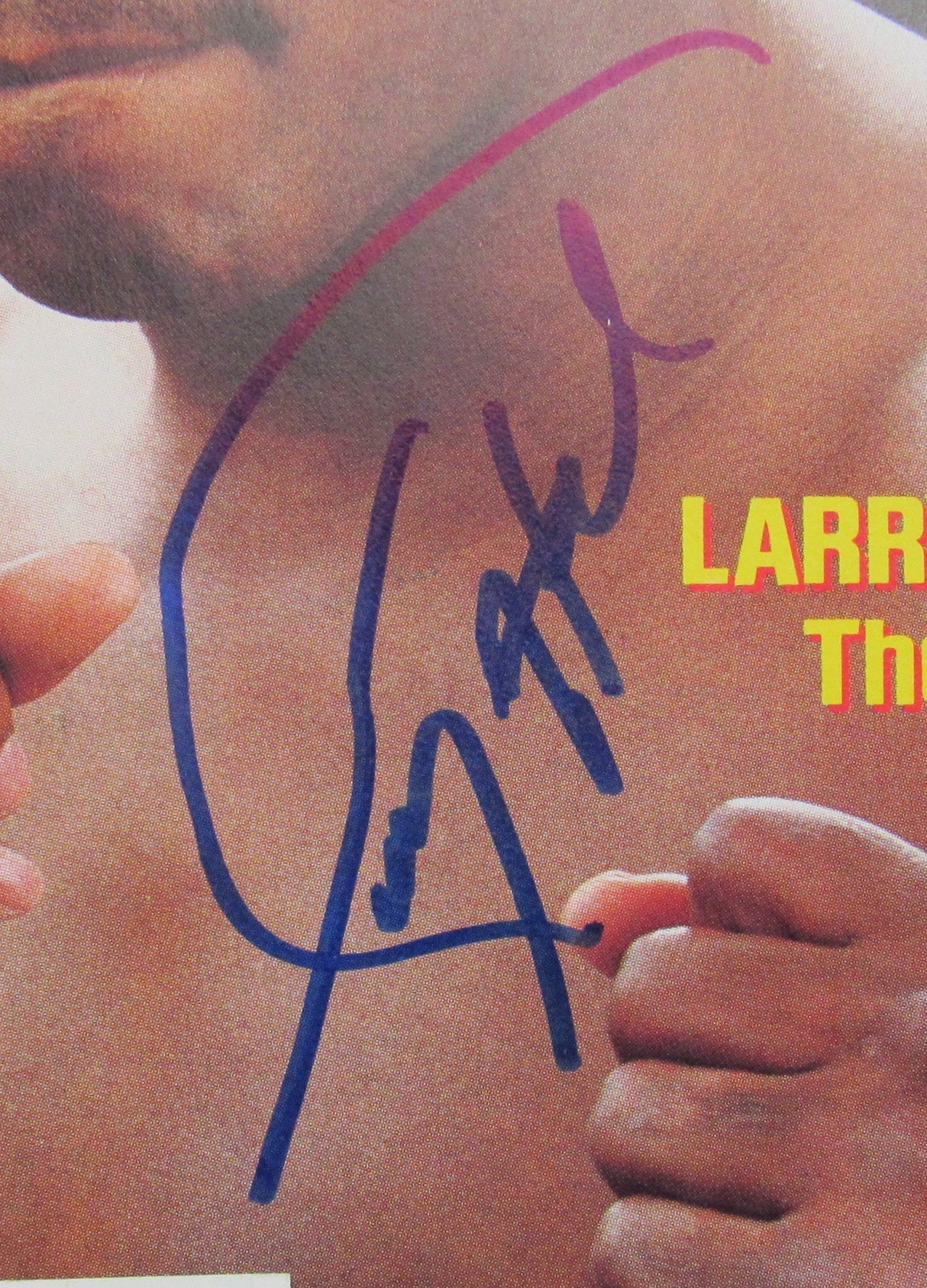 Larry Holmes Signed Auto Sports Illustrated Magazine JSA CF42638