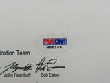 Walter Johnson Sam Rice Clark Griffith Signed Auto Baseball PSA/DNA LOA M86144