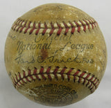 Mel Ott Carl Hubbell Travis Jackson +21 1936 Giants Team Auto Signed Baseball PSA/DNA LOA S74095