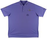 John Daly Signed Match Worn Purple Adidas Climalite Polo Shirt BAS #BH00364