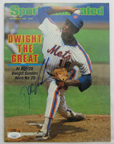 Dwight Gooden Signed Auto Sports Illustrated Magazine JSA CF42622