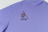 John Daly Authentic Signed Match Worn Purple Adidas Polo Shirt BAS #BH00362