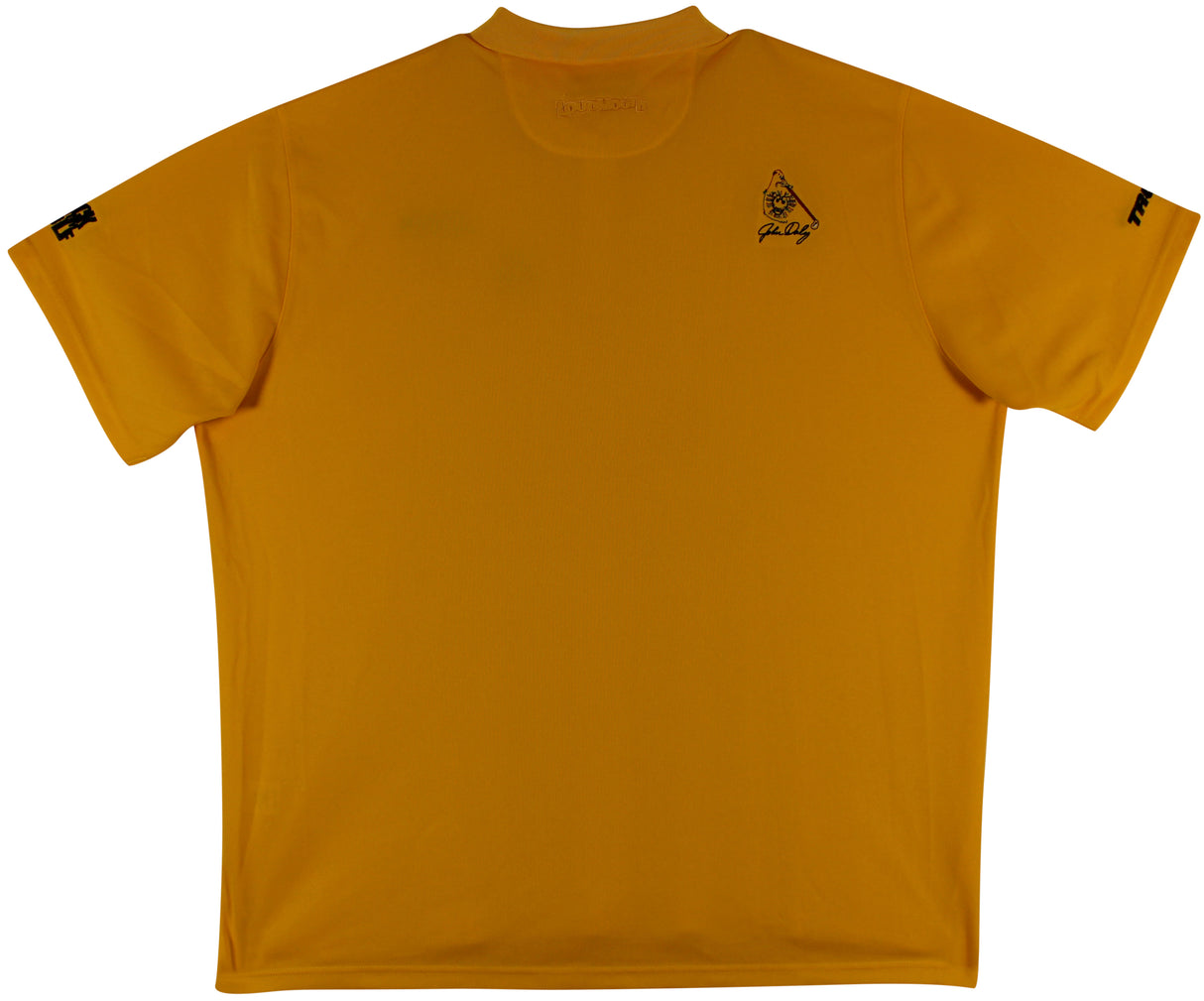 John Daly Authentic Signed Match Worn Yellow Loudmouth Golf Shirt BAS #BH00345