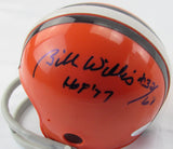 Bill Willis Signed Auto Mini Helmet JSA CF42895