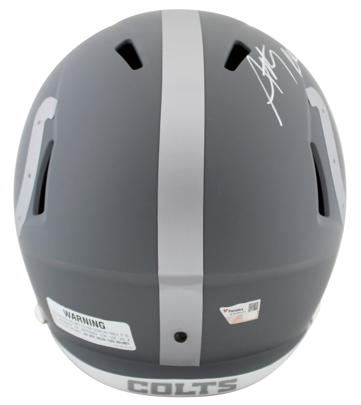 Colts Anthony Richardson Signed Slate Full Size Speed Rep Helmet Fanatics