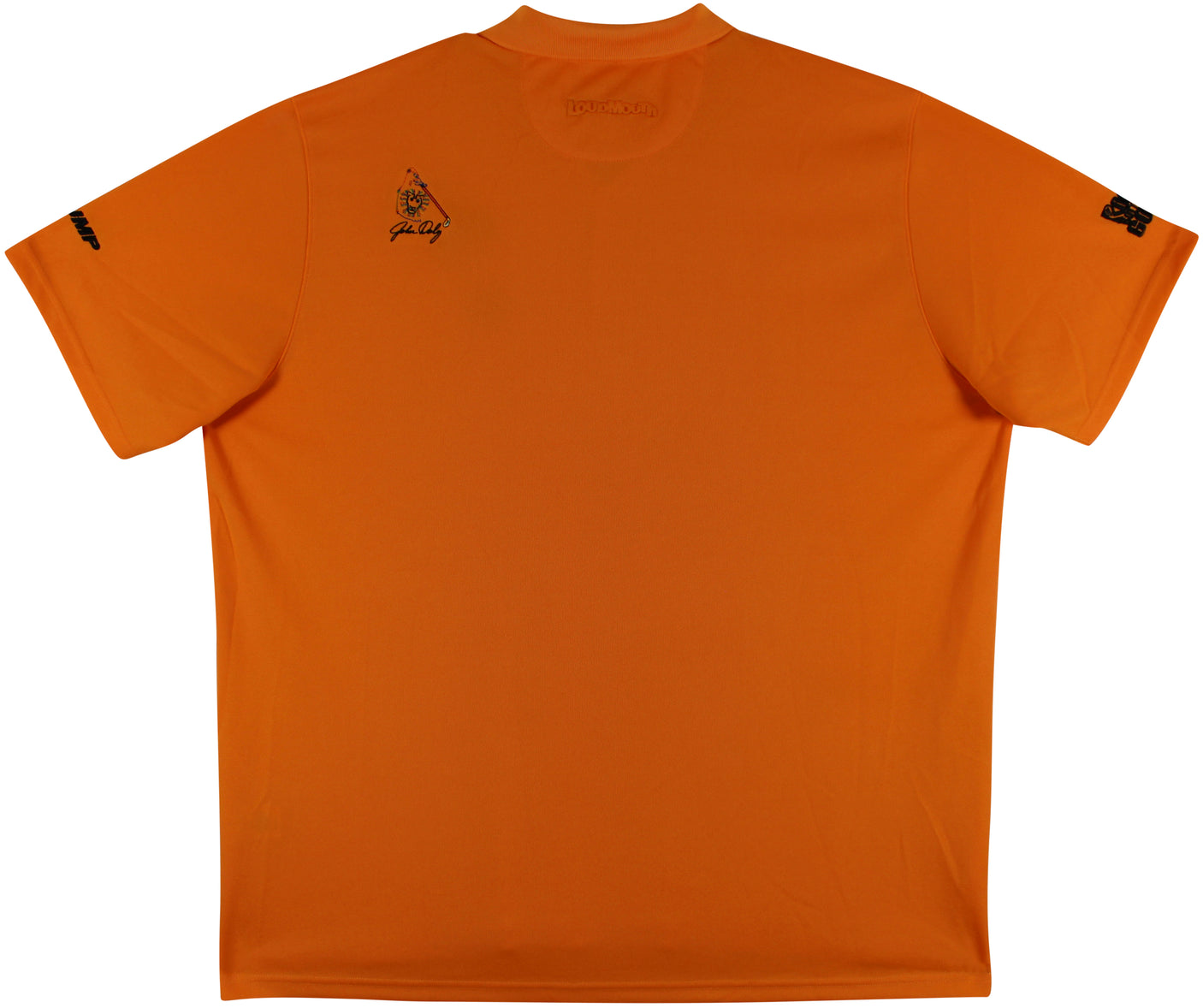 John Daly Authentic Signed Match Worn Orange Loudmouth Polo Shirt BAS #BH00360