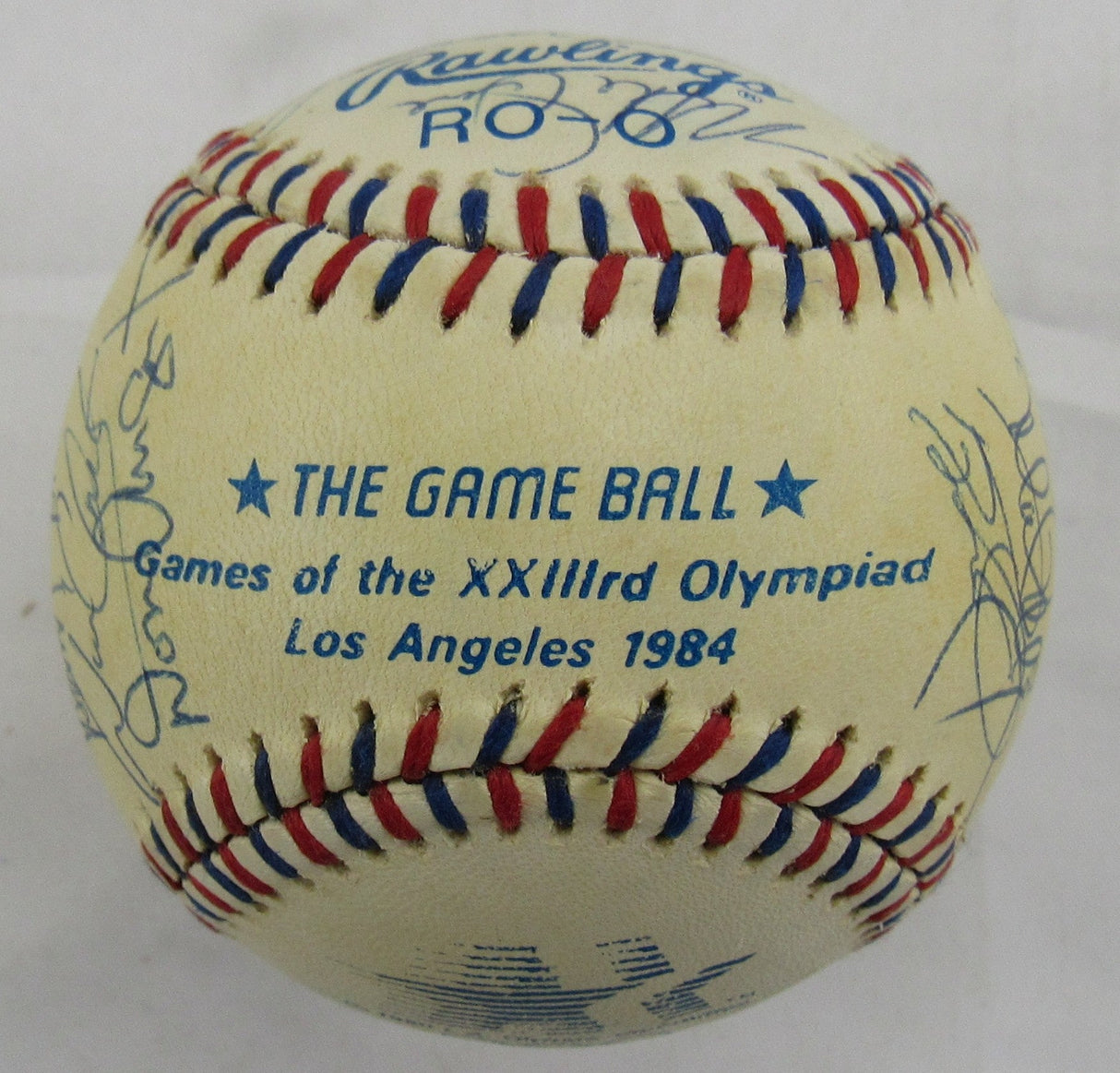 1984 Olympic Baseball Team Signed Ball - Mark McGwire, Cory Snyder, Will Clark and More