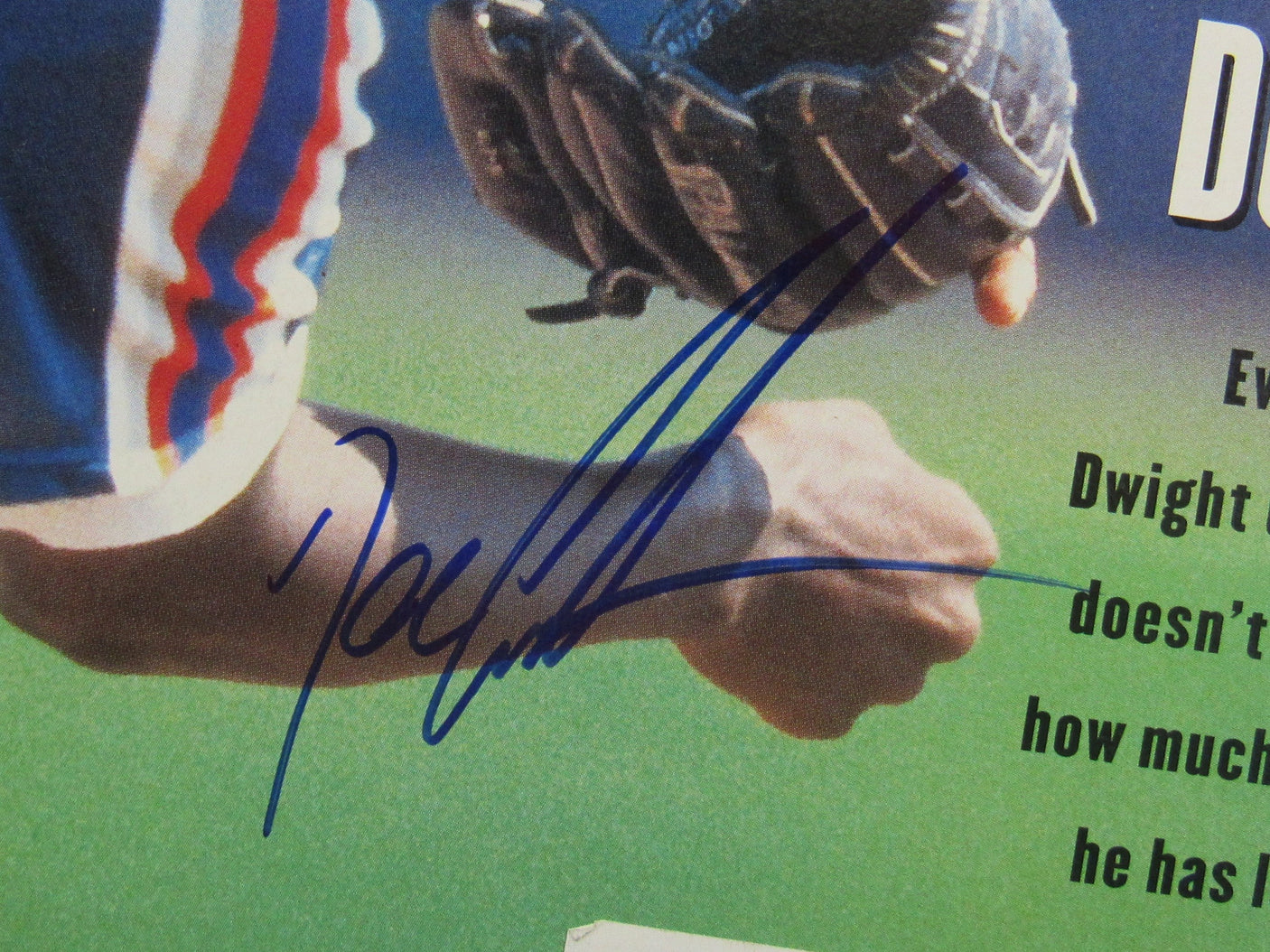 Dwight Gooden Signed Auto Sports Illustrated Magazine JSA CF42615