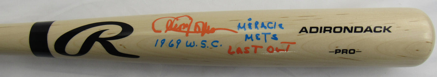 Cleon Jones Signed Auto Autograph Rawlings Baseball Bat w/ Multiple Insc JSA COA