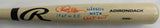 Cleon Jones Signed Auto Autograph Rawlings Baseball Bat w/ Multiple Insc JSA COA