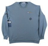 John Daly Signed Match Worn Light Blue Johnstons of Elgin Cashmere Sweater BAS