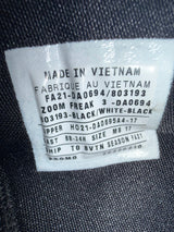 Giannis Antetokounmpo Autographed 2021 Player Exclusive (PE) Promo Black & White Nike Zoom Freak 3 Shoes Milwaukee Bucks Size 17 Beckett BAS Witness Stock #252760