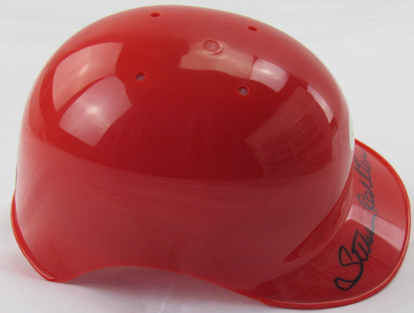 Steve Carlton Signed Auto Mini Helmet JSA CF42688