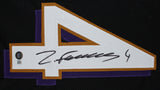 Zay Flowers Authentic Signed Black Pro Style Jersey Autographed BAS