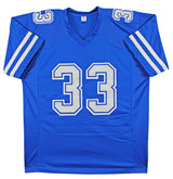 Tony Dorsett "HOF 94" Authentic Signed Blue Throwback Pro Style Jersey BAS Wit