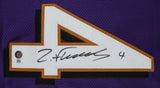 Zay Flowers Authentic Signed Purple Pro Style Jersey Autographed BAS 1