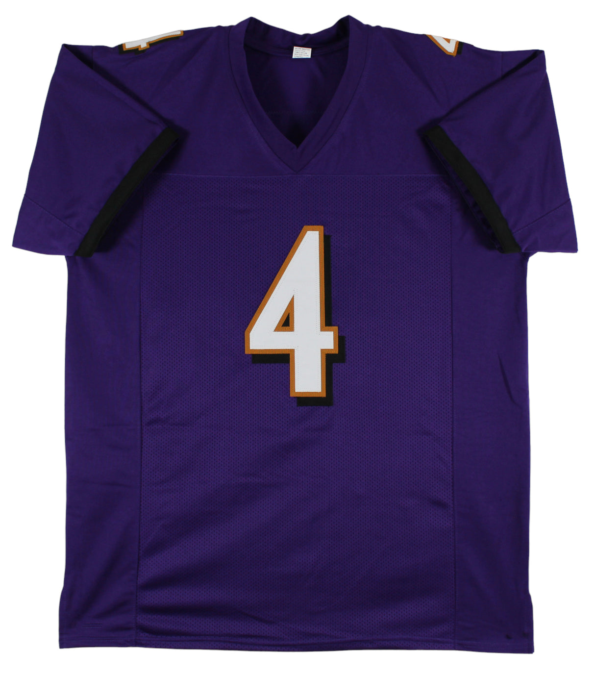 Zay Flowers Authentic Signed Purple Pro Style Jersey Autographed BAS 1