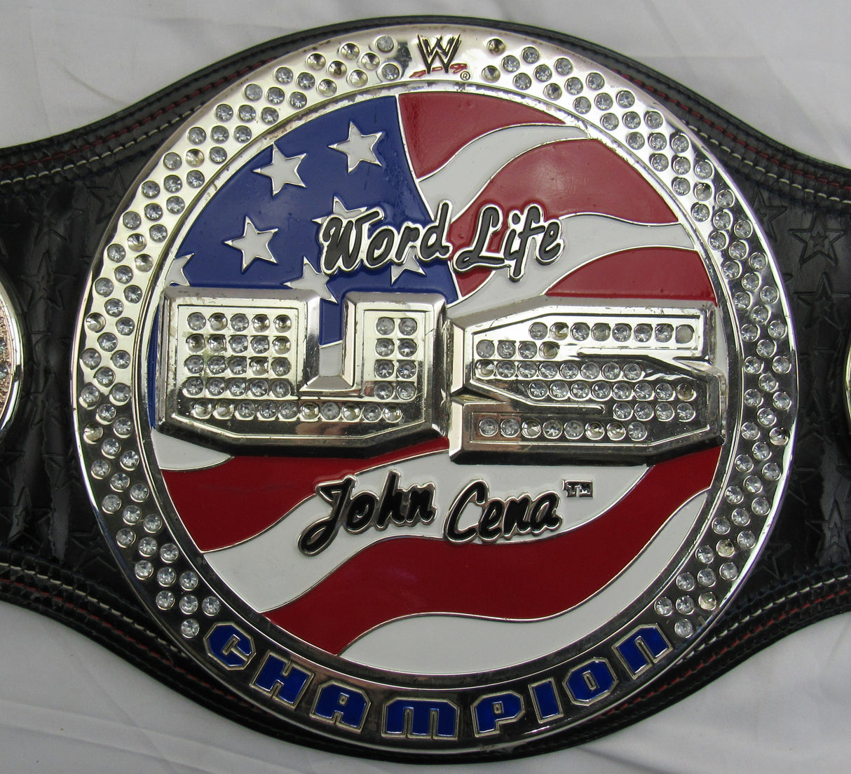 John Cena Signed WWE United States Championship Replica JSA CL29253