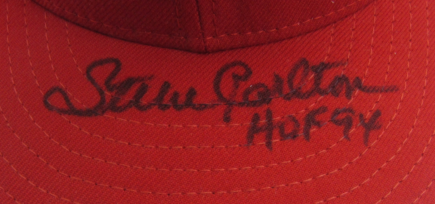 Steve Carlton Signed Auto Phillies Hat JSA CF42670