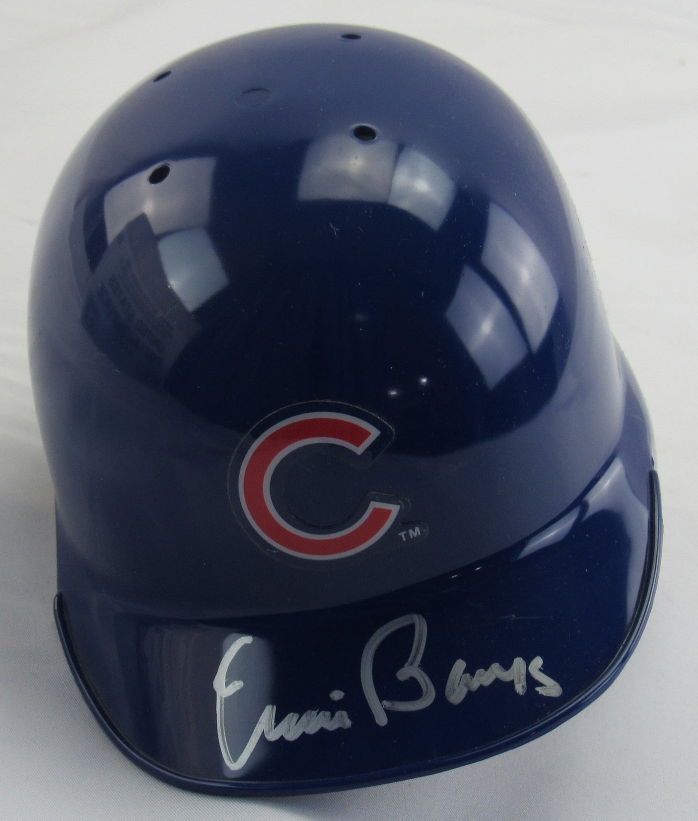 Ernie Banks Signed Auto Mini Helmet JSA CF42681