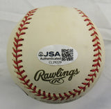 Andy Pettitte Signed 2000 World Series Logo Rawlings Baseball JSA CL29229