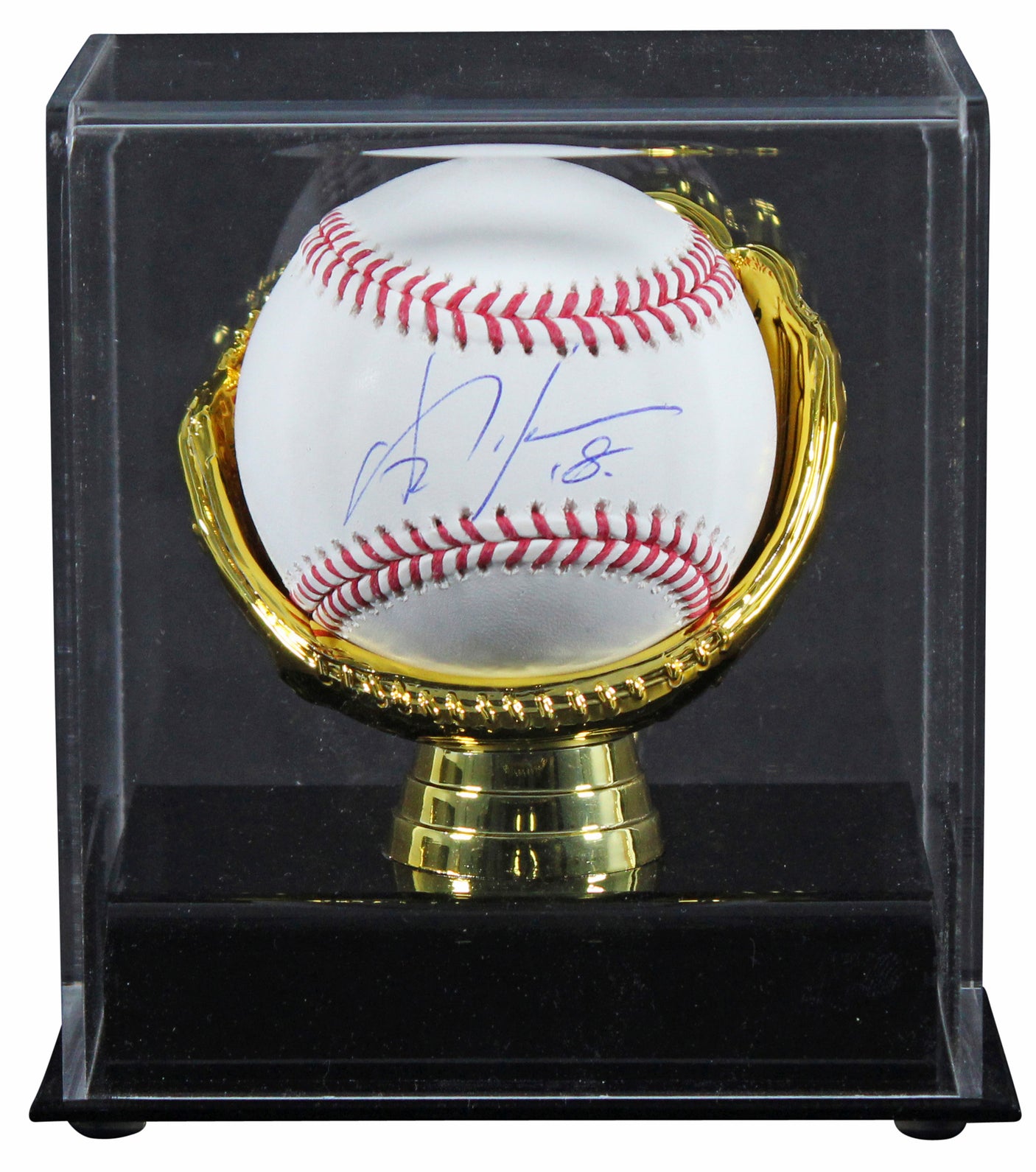 Dodgers Yoshinobu Yamamoto Signed Manfred Oml Baseball w/ Case MLB & Fanatics