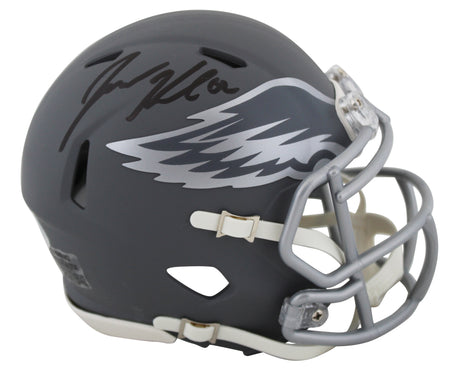 Eagles Jason Kelce Authentic Signed Slate Speed Mini Helmet PSA/DNA Itp
