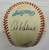 Brooks Robinson Harmon Killebrew Al Kaline + 1 Signed Rawlings Baseball JSA CL29226