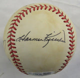 Brooks Robinson Harmon Killebrew Al Kaline + 1 Signed Rawlings Baseball JSA CL29226
