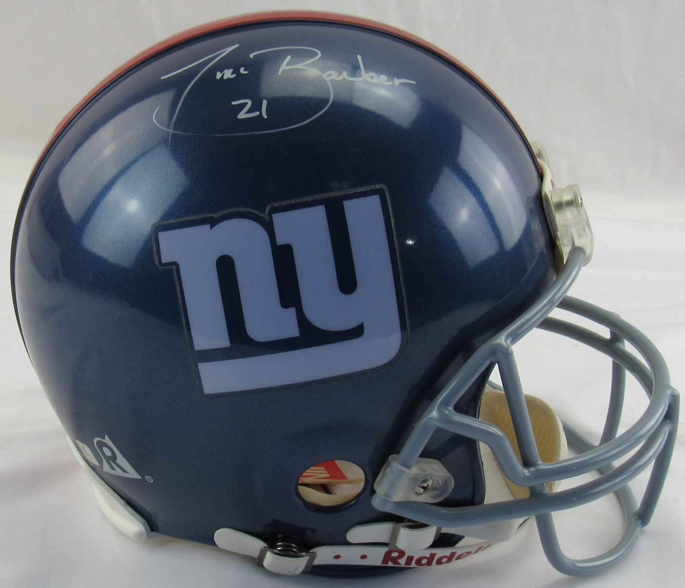 Tiki Barber Signed Auto NY Giants Full Size Helmet Proline JSA CF42668