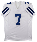 Trevon Diggs Authentic Signed White Pro Style Jersey Autographed BAS