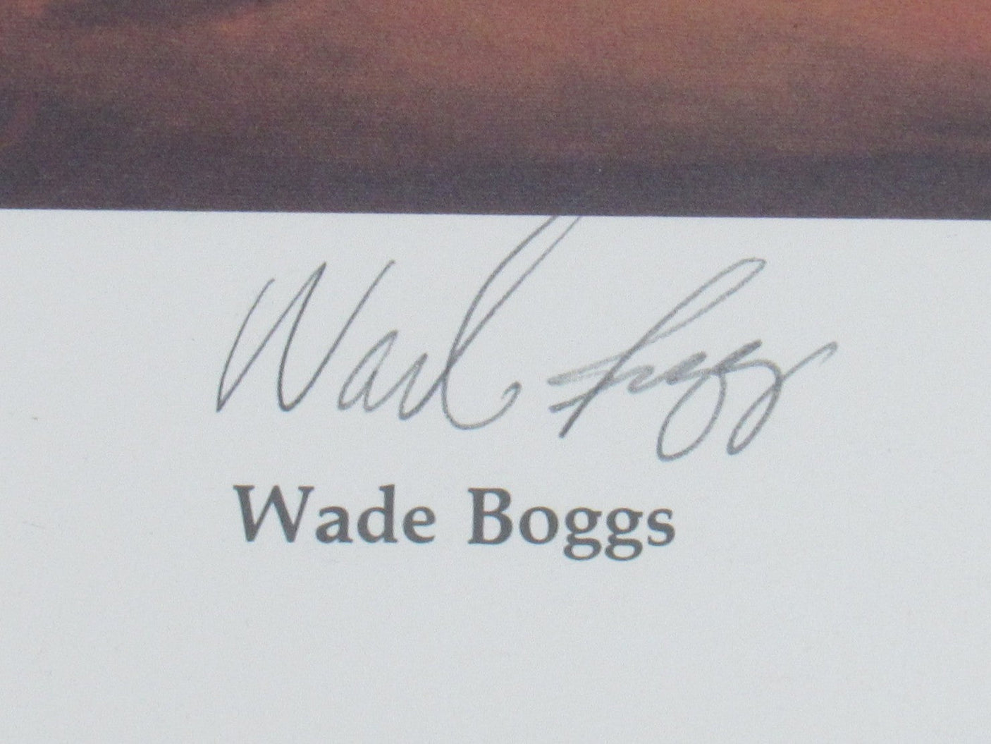 Tony Gwynn Wade Boggs Signed 16x20 Lithograph JSA CF42666