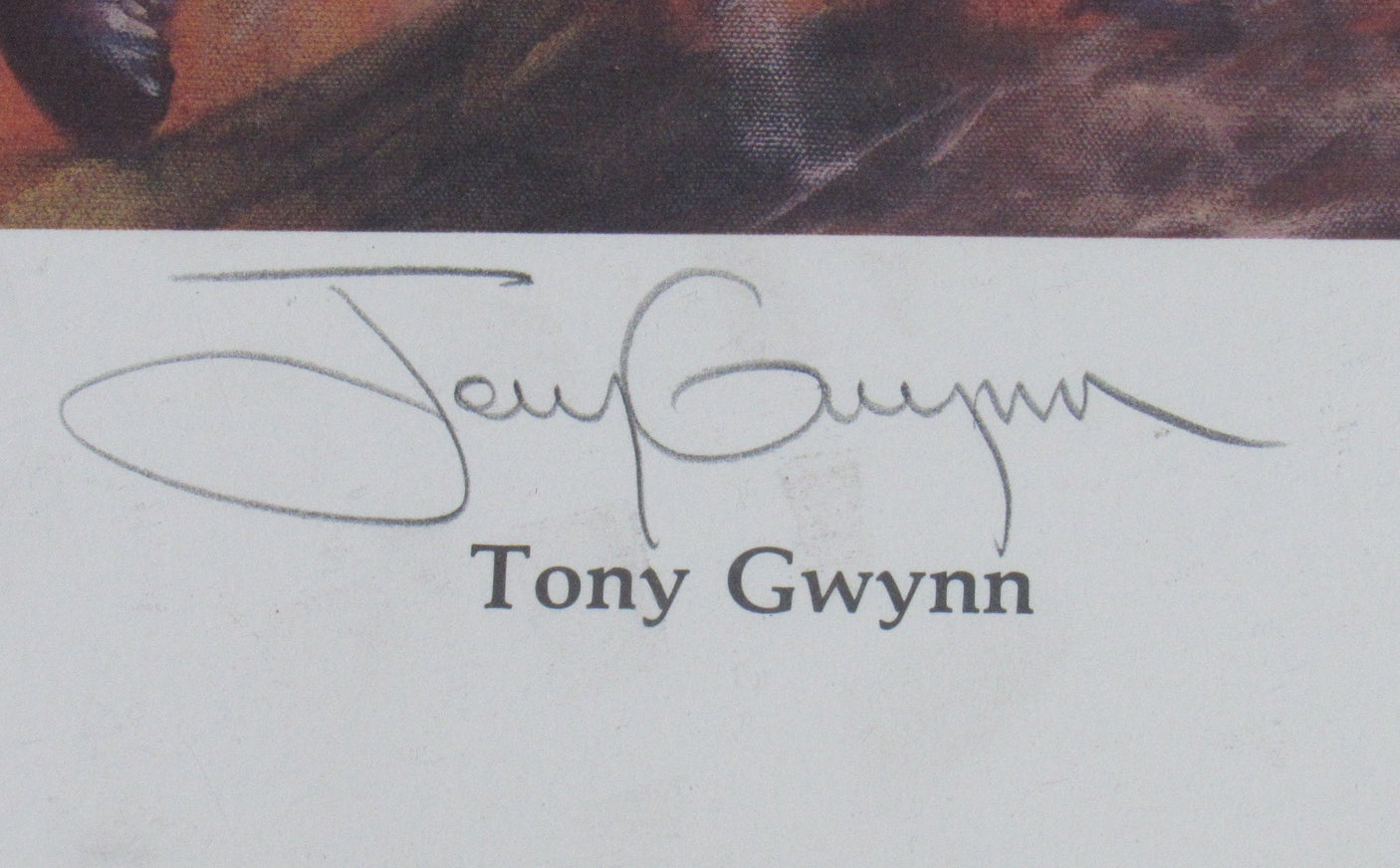 Tony Gwynn Wade Boggs Dual Signed 16x20 Lithograph JSA CF42667
