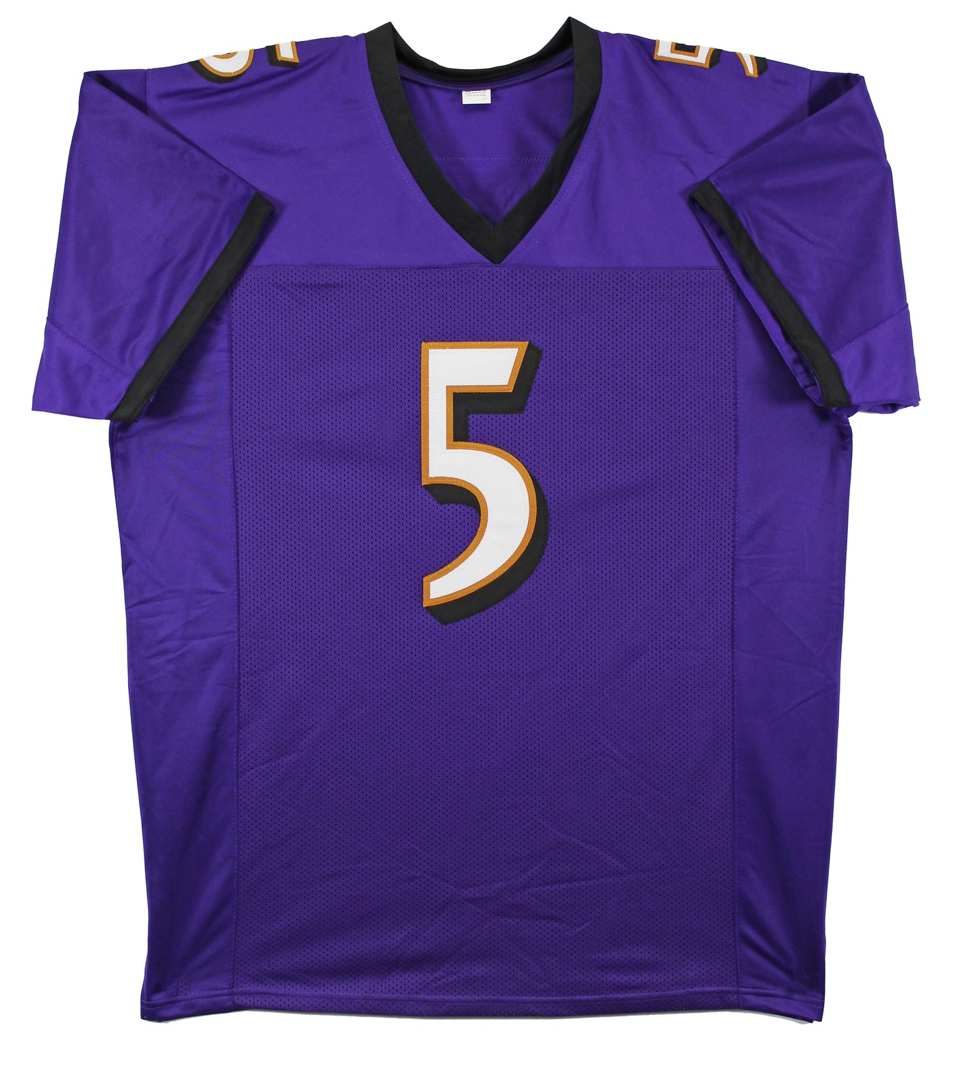 Joe Flacco Authentic Signed Purple Pro Style Jersey Autographed BAS Witnessed