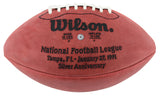 Giants Ottis Anderson "SB XXV MVP" Signed Official SB XXV Logo Nfl Football BAS