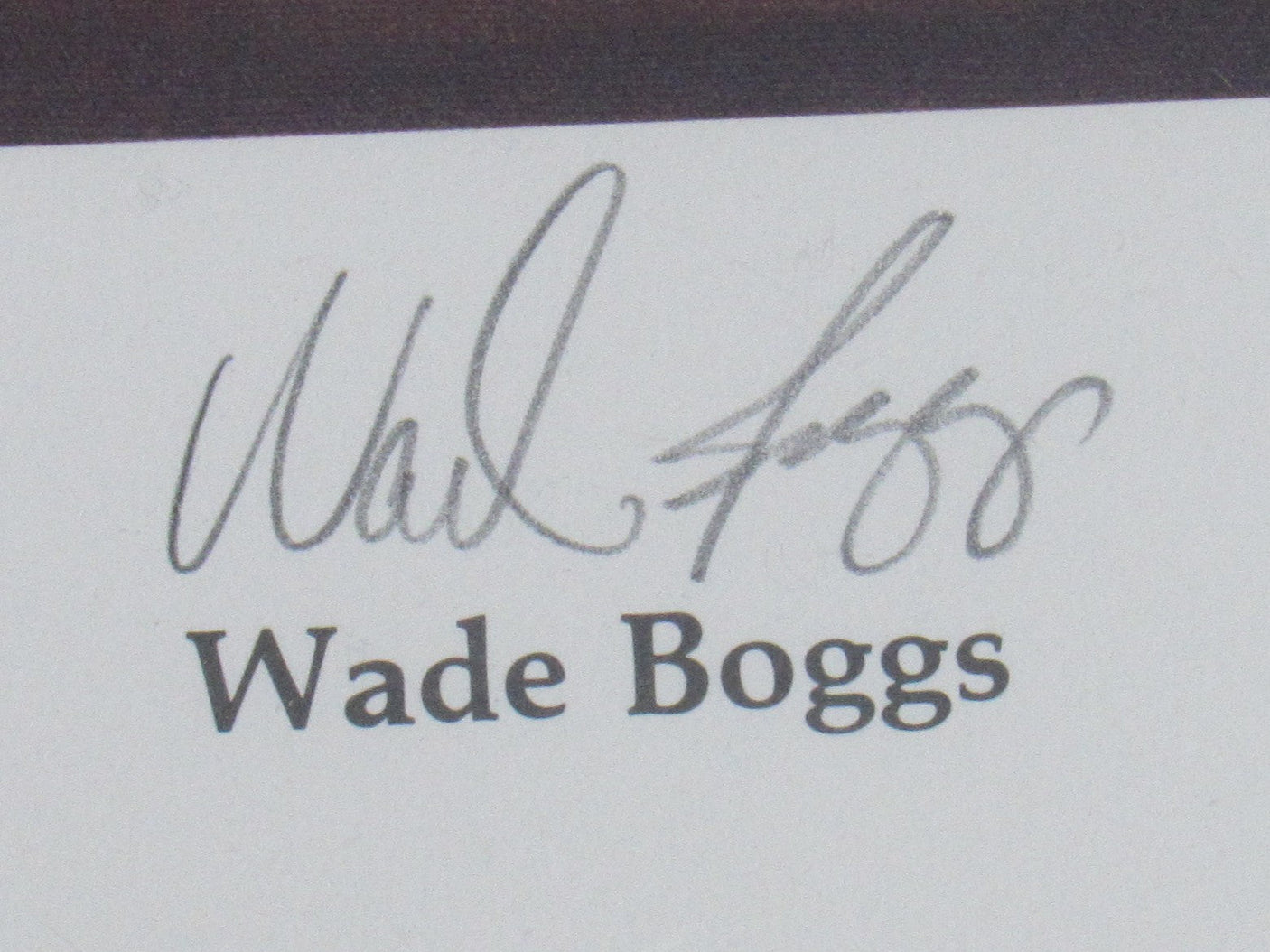 Tony Gwynn Wade Boggs Dual Signed 16x20 Lithograph JSA CF42667