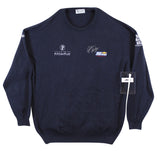 John Daly Signed Match Worn Navy Johnstons of Elgin Cashmere Sweater BAS