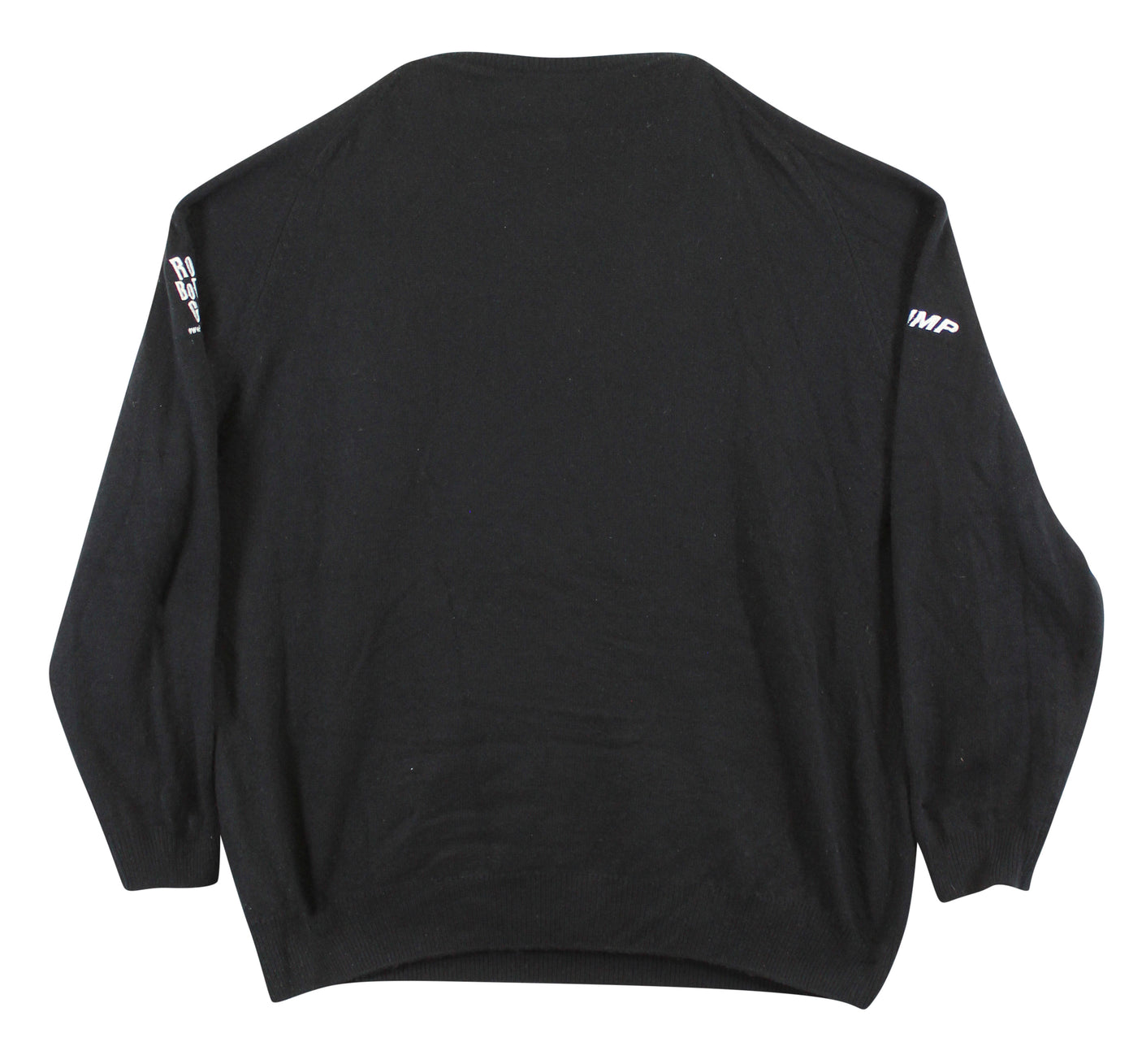 John Daly Signed Match Worn Black Johnstons of Elgin Cashmere Sweater BAS