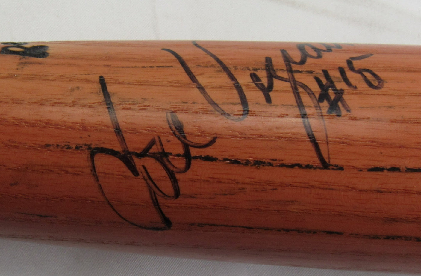 Jose Vizcaino Signed Game Used GU Rawlings Baseball Bat JSA CF42692